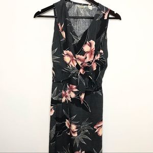 Tommy Bahama 100% Silk Dress, 6, Sleeveless, V-neck, Tie-front, Maxi
